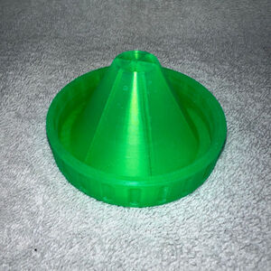 3D Printed Fruit Fly Mason Jar Lid Trap Fluorescent Green- Lid ONLY